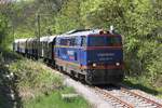 RBAHN 2143 062-5 am 22.April 2019 mit dem SEZ 14702 (Waldmühle - Wien Meidling) beim Strecken-Km.