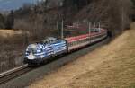 1116 007 (EM - Griechenland) mit OEC 160 bei Waldele (Roppen) [22.02.2008]