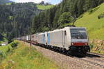 Railpool 186 285 & 186 287 mit einem KLV Zug Richtung Brenner/Italien hier kurz vor dem Bahnhof St.