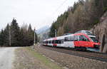 4024 060-8 als S4/REX 5347 (Brennero/Brenner - Kufstein) bei Gries am Brenner, 13.04.2019.