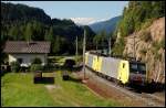 sterreichurlaub 2008 - Dispo 189er: Eine DT 189er ist mit ihrem Zug in Richtung Brenner unterwegs.