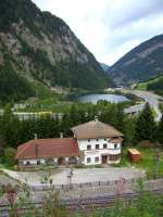 Ehemalige Brennersee Haltestelle. 04.08.2010