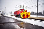 Die Schneeschleuder X 491 002-7, auf dem Weg Richtung Osttirol um dIe Pustertalbahn, nach einigen Tagen Stillstand, ab Lienz von den Schneemassen zu befreien.