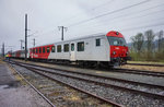 Hier noch ein Nachschuss der S1 4262 (Greifenburg-Weißensee - Villach Hbf), am 8.4.2016 bei der Ausfahrt aus Greifenburg-Weißensee. Zuglok war 1144 285-4