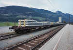 Schwellenzug am 7.4.2016 im Bahnhof Greifenburg-Weißensee.