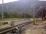 Bahnhof M�llbr�cke-Sachsenburg am 13.9.2013 bei den Umbauarbeiten.