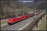 185 357 + 185 236 mit GZ48933 zwischen Bruck an der Mur und Pernegg am 20.03.2019.