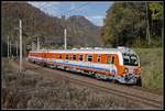 MAV Meßzug 9160 008 auf Überstellfahrt zwischen Bruck an der Mur und Pernegg am 23.10.2019.