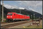 185 363 + 185 364 als Lokzug im Bahnhof Mixnitz - Bärenschützklamm am 16.06.2020.