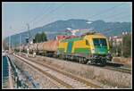 1047 504 mit Güterzug bei Bruck an der Mur am 28.03.2003.