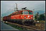 1042 031 mit Güterzug bei Bruck an der Mur am 5.10.1995.