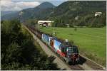 Wegen einer Sperre am Tauern wurden am 23.09.2009 der GAG 48442 von Villach nach Linz ber die KRB umgeleitet.Am Zug waren die beiden slowenischen Werbeochsen 541 104  Mammut  & 541 001