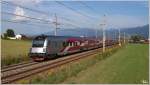 Nachschuss auf den Jubilumszug  175 Jahre Eisenbahn fr sterreich  welcher als RJ 632  powered by easybank  von Villach nach Wien Meidling unterwegs war.
Zeltweg 10.9.2012