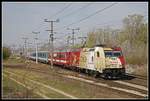 480 003 mit Eurocity bei Götzendorf am 2.04.2019.