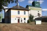 Aufnahmsgebäude des ehemaliger Bahnhof Rechnitz der Pinkatalbahn am 11.September 2024.