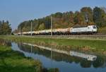 Am 19.10.2018 ist die 193 839 mit einem Kesselwagenzug in  Wartberg an der Krems  durchgefahren!