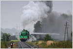 486.007 vom Depot Vrútky (SK) mit dem ÖGEG Fotozug SLP 17227 von Braunau am Inn nach Timelkam am 2.10.2016 beim Einfahrsignal Munderfing aufgenommen.