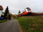 4746 549-6 "cityjet-eco" steuert als R3475 seinem nächsten Zwischenstopp Ried entgegen; 191108