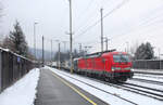 DB Cargo 193 390 + LokoTrain 193 591 // Salzburg-Aigen // 28. Januar 2023