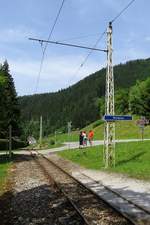 Haltepunkt der Breitenauer Bahn in St.