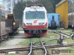 4090 001 Frontansicht, Sankt Plten Alpenbahnhof. Auch wenn es nicht so aussieht, aber das Foto ist vom Bahnsteig aus gemacht. Foto: 25.03.2007