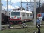 4090 001 / 4090 002 warten in Sankt Plten Alpenbahnhof auf den nchsten Einsatz.