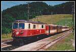 1099 011 ereicht am 8.07.2002 mit R6809 den Bahnhof Annaberg.