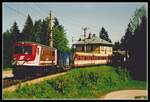 1099 007 mit R6807 bei Winterbach am 19.05.1999.