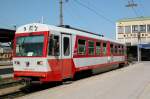 BB 5090 015-8 mit 6855 (nach Mank, der Zug zweigt in Obergrafendorf von der eigentlichen elektrifizierten Mariazeller Bahn ab), St. Plten Hbf., 29.05.2005
