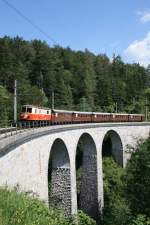 Am Nachmittag ging es fr die 1099.004 mit dem R 6812 wieder zurck nach St. Plten. Saugrabenviadukt 27.06.2010