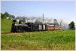 MH 6 der Mariazellerbahn fhrt mit dem Panoramic 760 von Ober Grafendorf nach Mariazell. 
Kammerhof 4.7.2010