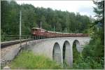 Zum REX 6810 fuhren wir nach Annaberg zum Saugrabenviadukt. Dieser Zug wurde am 19.7.2010 von der 1099 013 gezogen. 