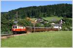 An dem alten Formsignal vorbei, fuhr 1099 001 mit R 6811 von St-Plten nach Mariazell.