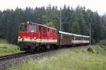 2095 009 ist am 6.07.2013 mit Zug 6804 nahe Mitterbach unterwegs.