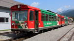 StLB VS 44 & VT 35 der Steiermärkischen Landesbahnen im Zielbahnhof der Murtalbahn, in Tamsweg (Sbg.) 23.07.2016