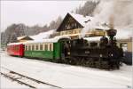 Der nchste Programmpunkt der “The Railway Touring Company” war am 7.2.2012 der  Winterdampf auf der Murtalbahn  - Bespannt mit der U 11  Mauterndorf  (Baujahr 1894) ging es von Murau nach