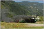 BH1 an der Spitze und U 11 als Zuglok am 20.8.2012 anlsslich der IGE-Eisenbahn Romantik sterreich Rundfahrt, aufgenommen kurz nach der Ausfahrt aus Unzmarkt.