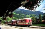 5090 006 + BD/s stehen bereit fr die Rckfahrt als R 5909 von Krimml nach Zell am See (12. September 1992)