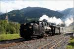 Mh.3 verlsst den Bahnhof Niedernsill in Richtung Zell am See (5. September 2010)