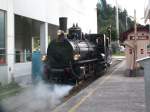 Mh 3 der Salzburger Lokalbahn, rangiert am 8.8.2010 nach ihrer Sonderfahrt in das  Heizhaus  in Tischlerhusel auf der Pinzgaubahn.