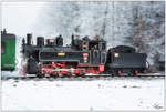 Mitzieher von der 764 411R auf der Fahrt nach Preding.
Herbersdorf 16.12.2018