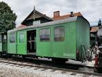 Packwagen der Stainzer Lokalbahn im Bahnhof Stainz, 04.08.2019 