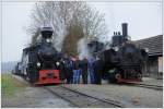 764.411R und 298.56 (U 6) + Fotozugpersonal, aufgenommen in Kraubath am 29.11.2014.