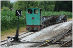 Tag der offenen Bahnhofstür bei der Stainzer Lokalbahn am 25.6.2016. Ein beachtlicher Kipplorenzug dreht hier seine Runden.