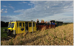 Fotohalt anlässlich einer Geburtstagsfahrt auf der Stainzer Lokahlbahn am 15.7.2016 nächst Herbersdorf.