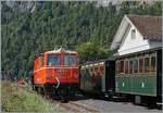 F�r die R�ckfahrt nach Bezau umf�hrt die �BB 2029.13 der Bregenzerwald Museumsbahn ihren Zug und bietet dabei sch�ne Fotomotive.

15. Sept. 2024