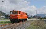 F�r die R�ckfahrt nach Bezau umf�hrt die �BB 2029.13 der Bregenzerwald Museumsbahn ihren Zug und bietet dabei sch�ne Fotomotive.

15. Sept. 2024