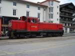 D10 der Zillertalbahn mit einem Wendezug am 6.7.09 im Bahnhof Zell am Ziller