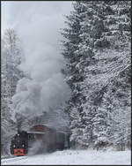 Winterdampf im Stainztal.