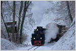 764-411R der Stainzer Bahn am 16.12.2018 kurz vor Kraubath.